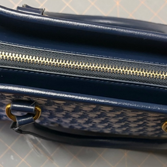 Dior Navy Monogram Tote Bag - Picture 3 of 6